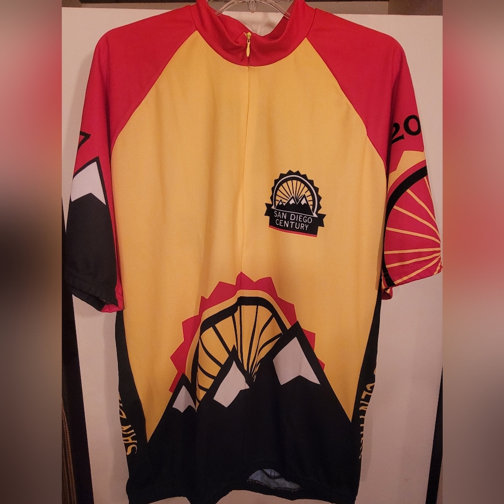 NWT Mens World Jersey San Diego Century 2017 Sport Cut Raglan Cycling Jersey 4xl